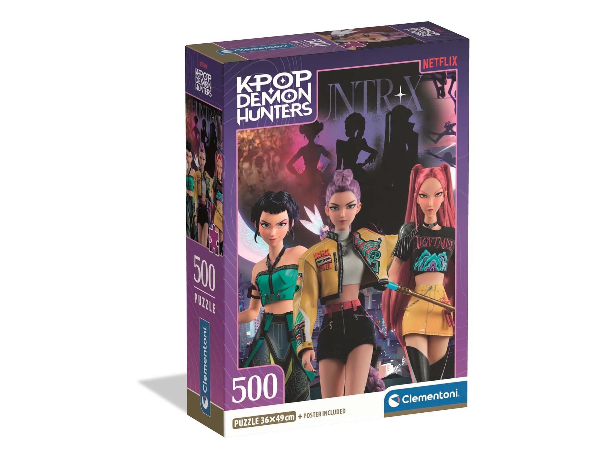 PUZZLE DEMON HUNTERS CLEMENTONI K-POP 500 PE&Ccedil;AS image number 0