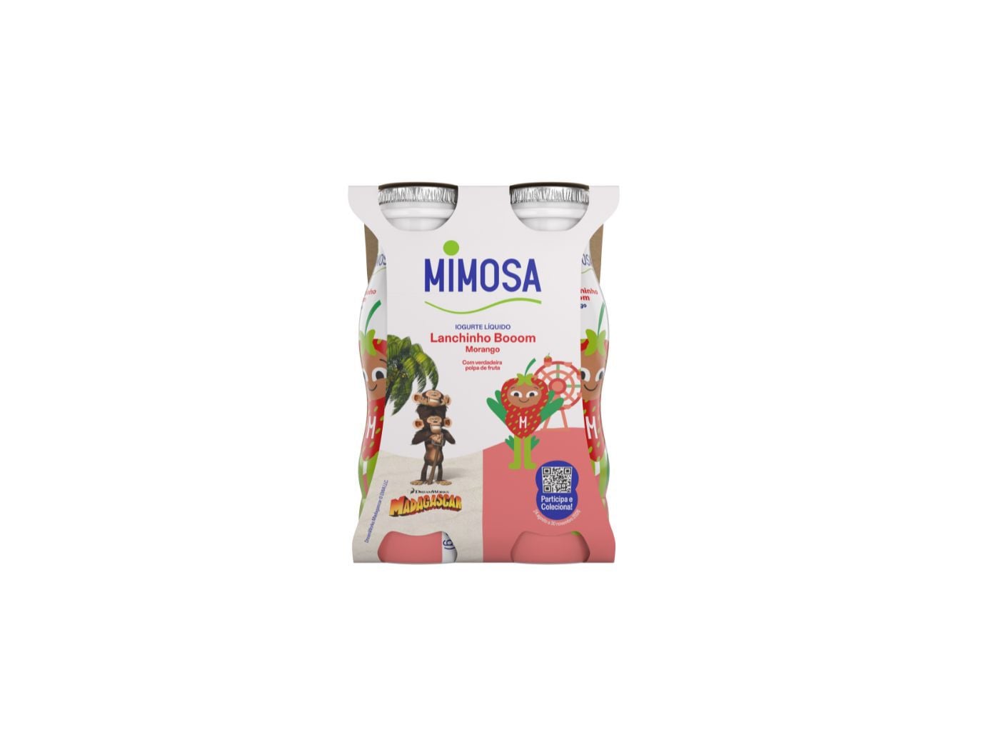 IOGURTE LIQUIDO MIMOSA MORANGO INFANTIL 4X151 ML image number 1