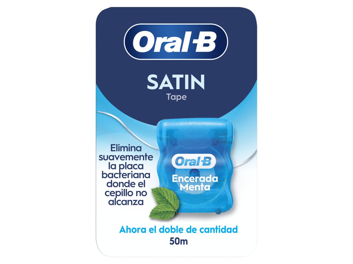 FIO DENT&Aacute;RIO ORAL B SATIN 50 MTS image number 0