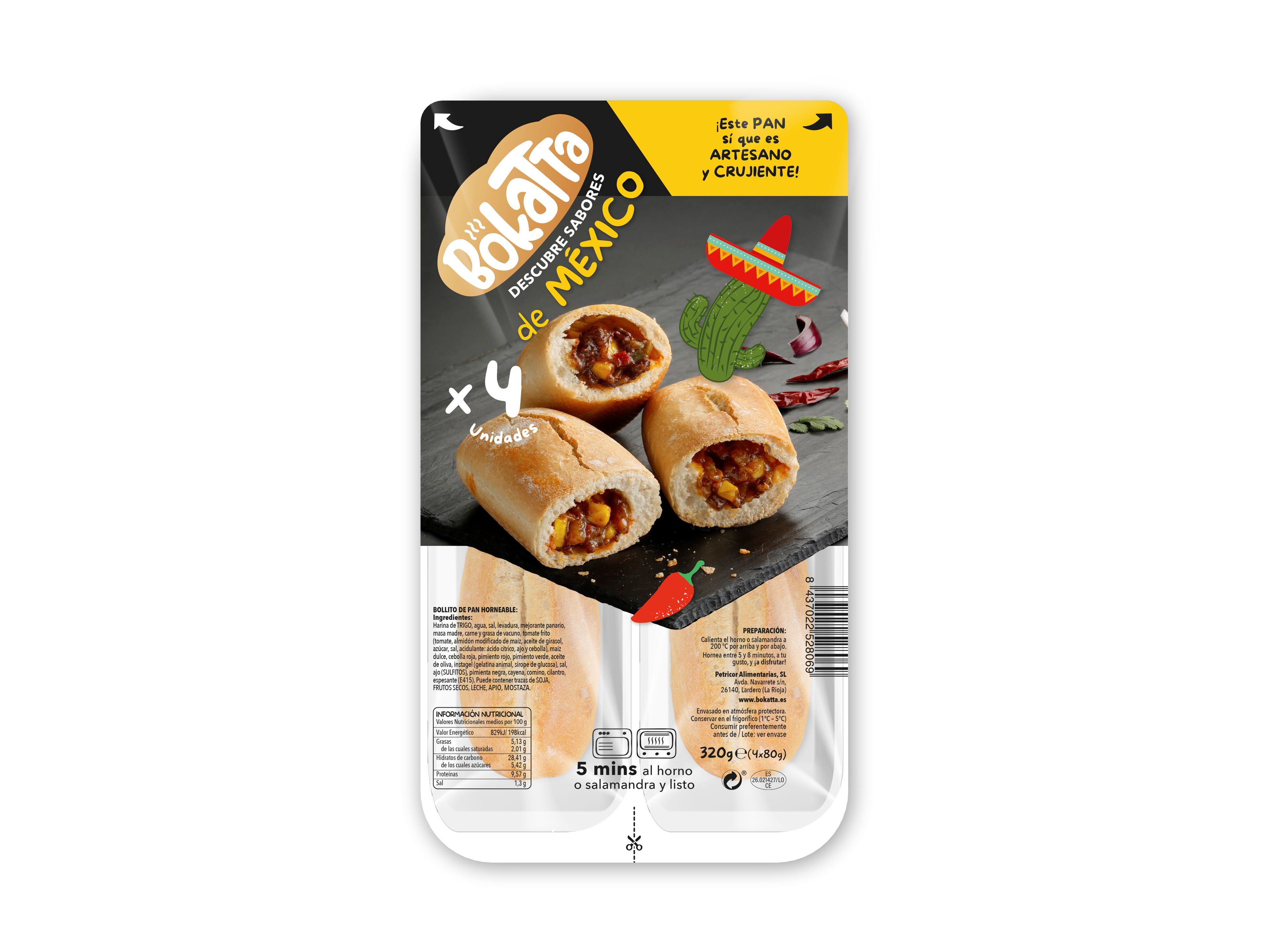 P&Atilde;ES RECHEADOS BOKATTA PAN RELLENO UN image number 0