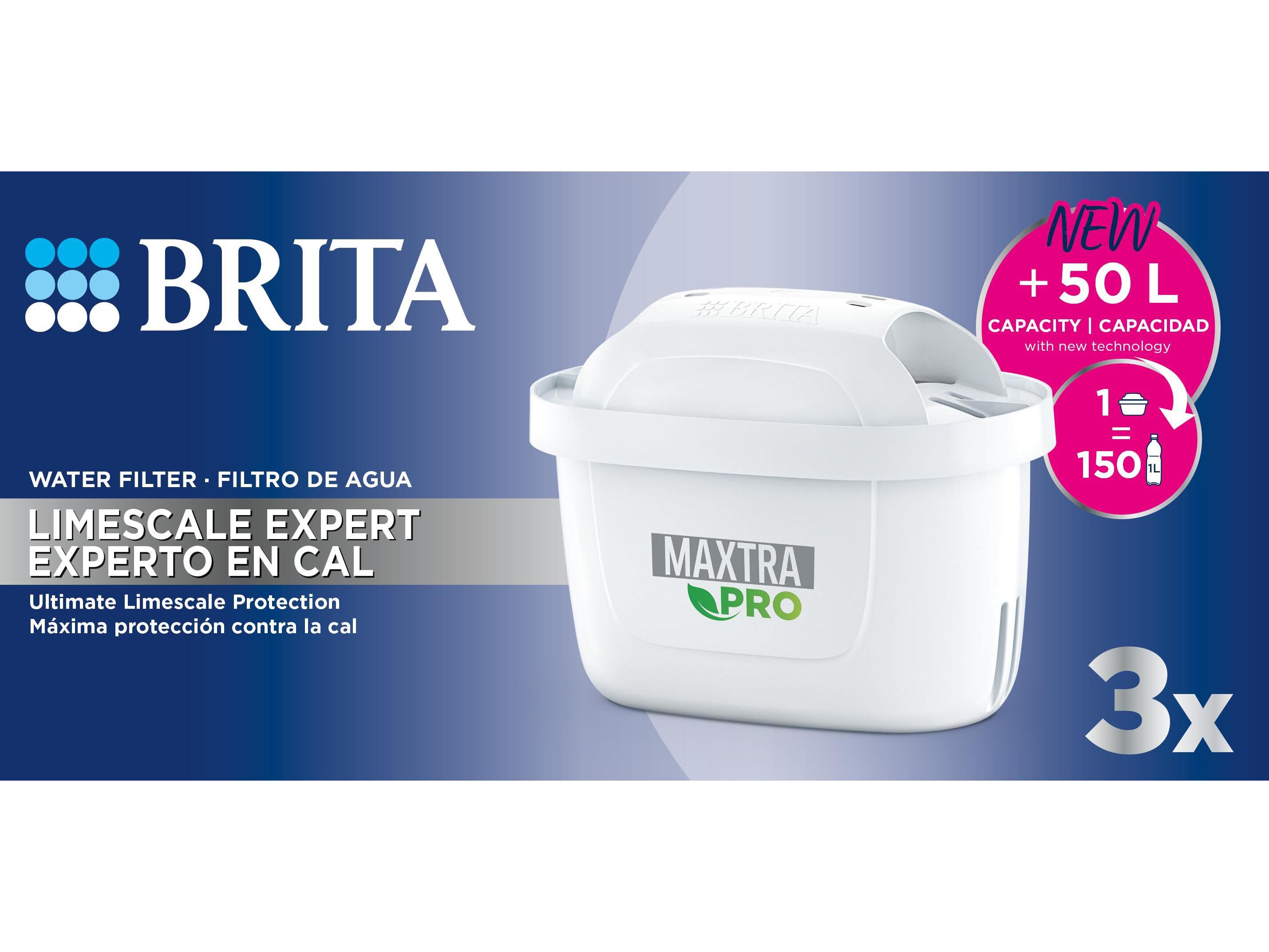 FILTROS BRITA PACK 3 MXPRO EXPERT CALC&Aacute;RIO