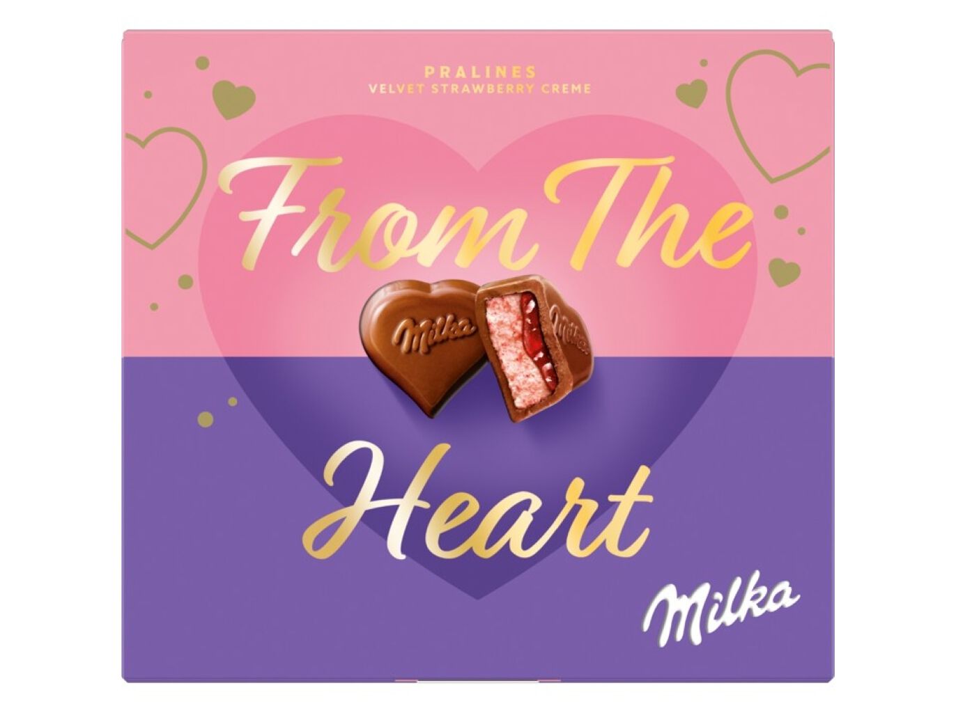 BOMBONS MILKA MORANGO FROM THE HAERT 114G image number 0