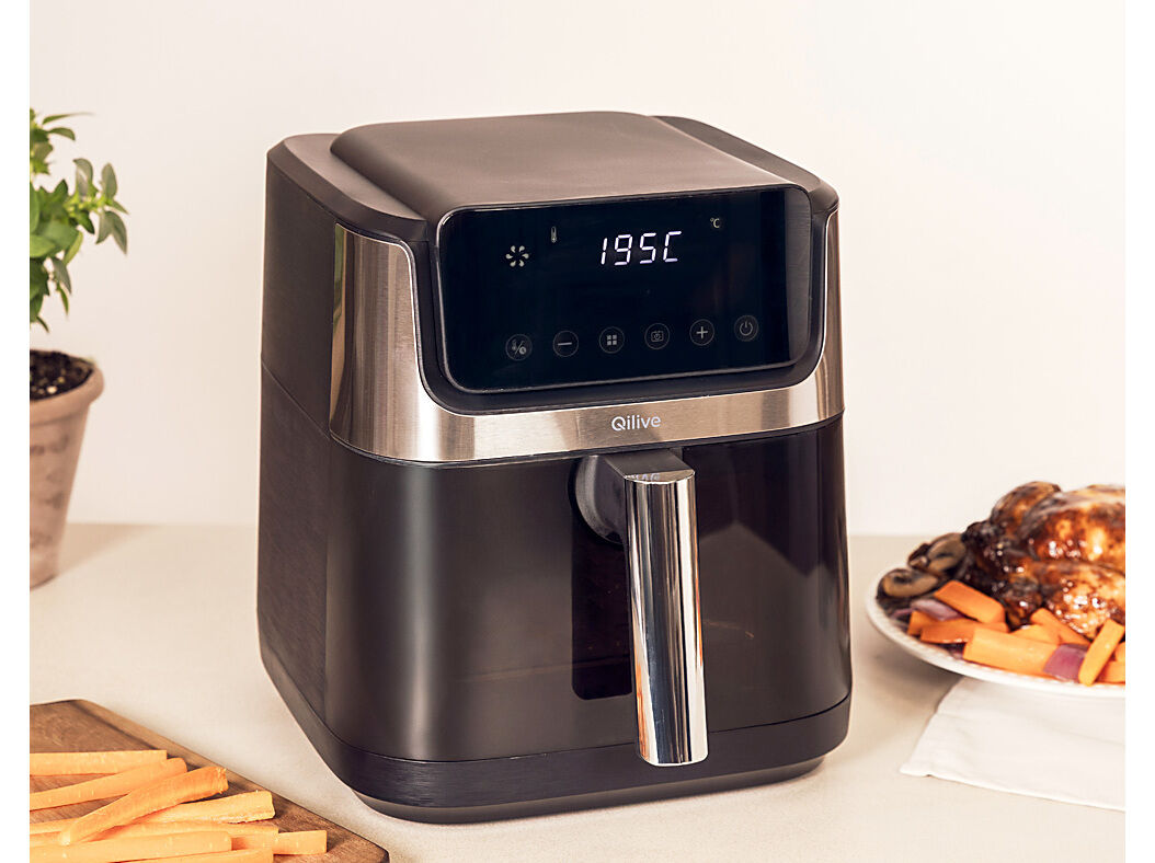 FRITADEIRA AIR FRYER QILIVE Q.5560 DUO HEAT DIGITAL 6.5L image number 2