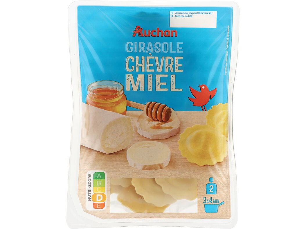 GIRASOLE COM QUEIJOS E MEL AUCHAN 250 G