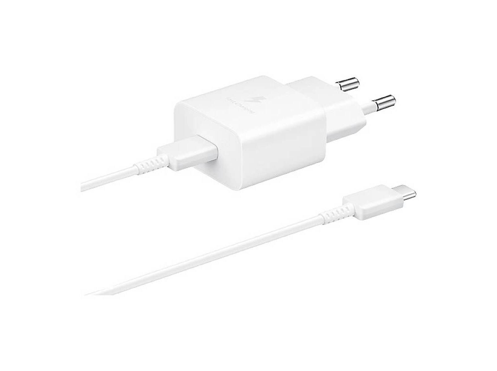 CARREGADOR + CABO SAMSUNG USB-C 1M BRANCO 15W image number 1