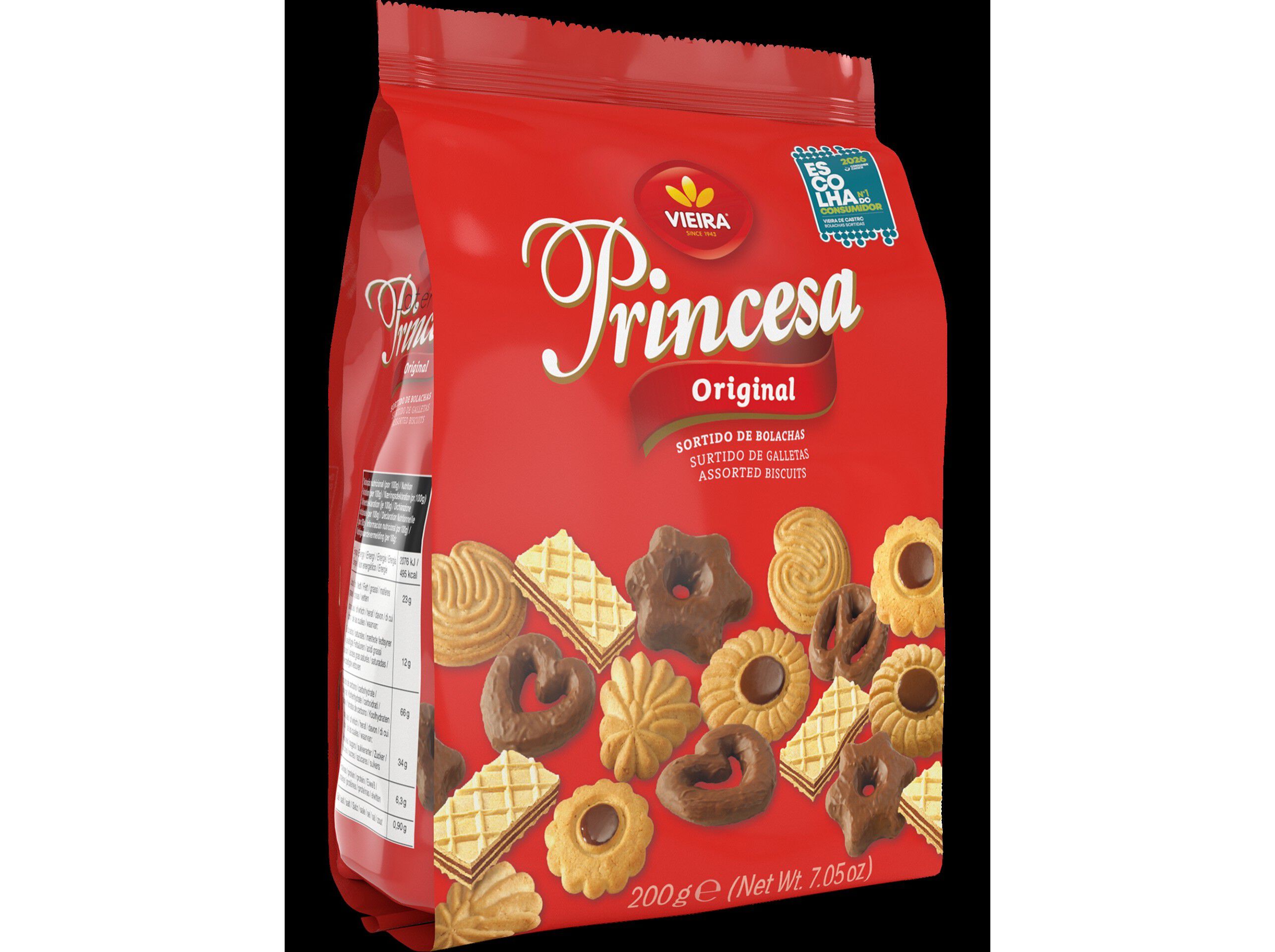 BOLACHAS VIEIRA SORTIDO 200G image number 1