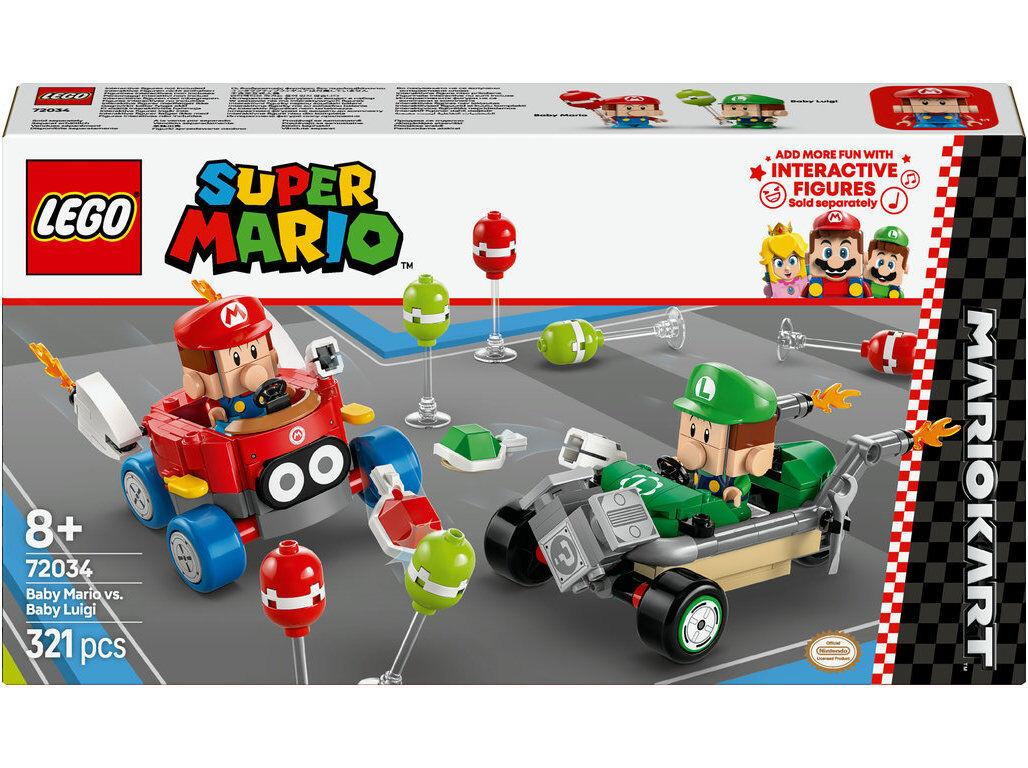MARIO BEB&Eacute; CONTRA LUIGI LEGO SUPER MARIO 72034 image number 0