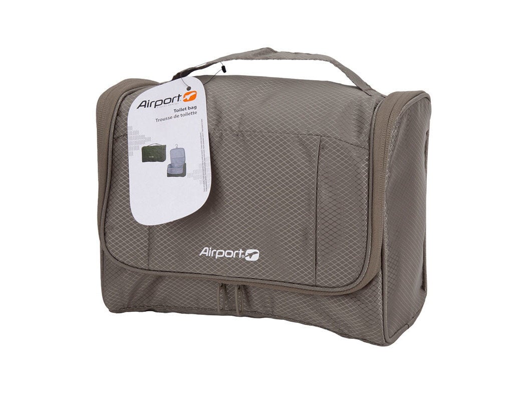 BOLSA DE TOILETE AIRPORT KAKI 24X11.5X18.5CM image number 0