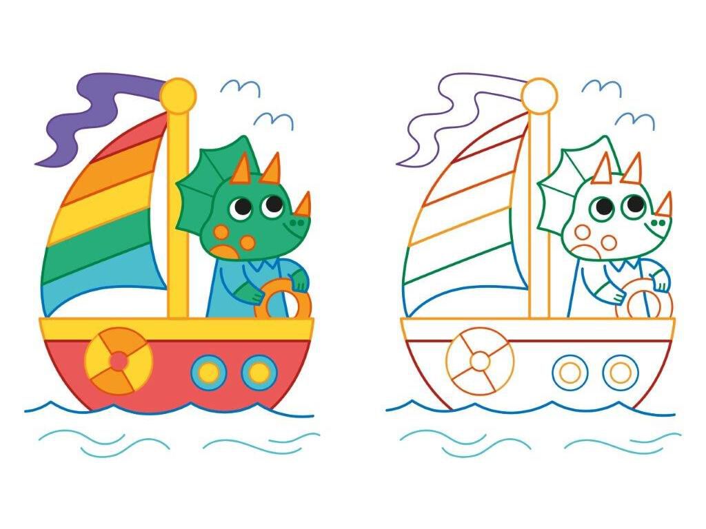 LIVRO COLORISTA - MENINA 3+ image number 1