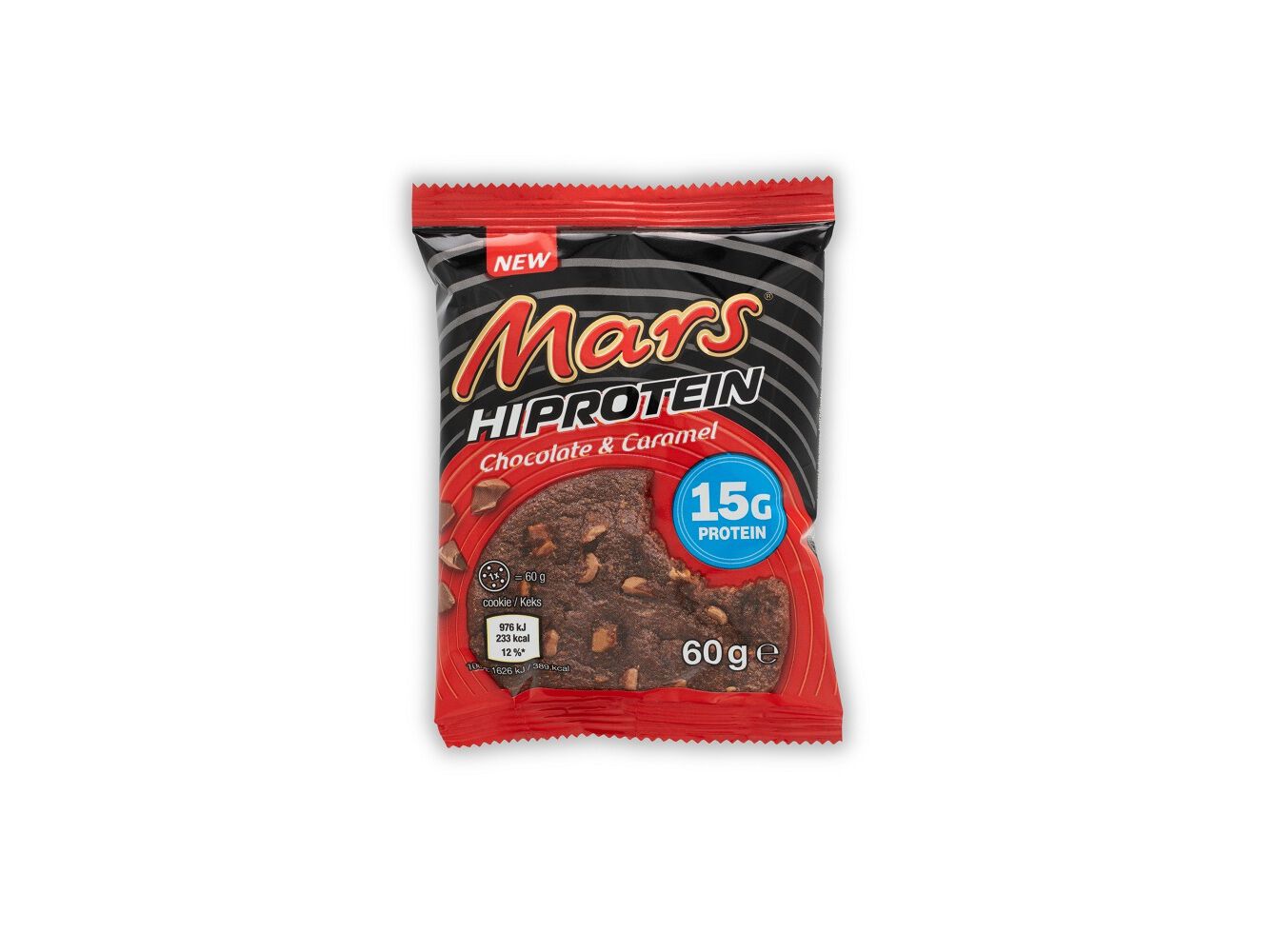 BOLACHA PROTEICA MARS CHOCOLATE E CARAMELO 60G image number 0