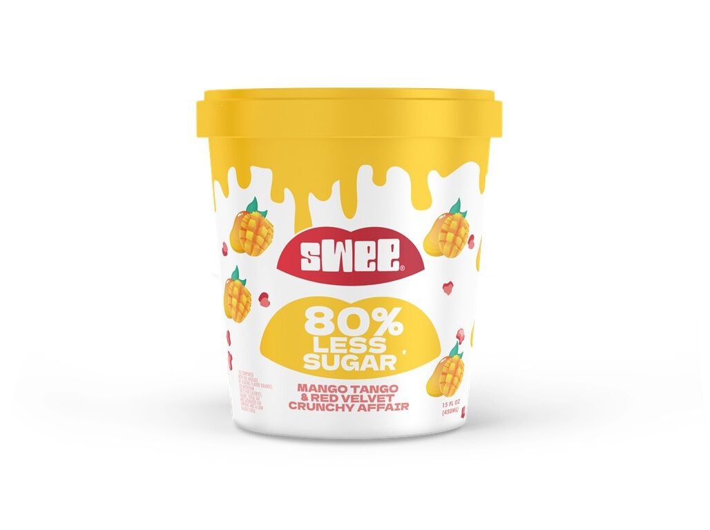 GELADO VEGAN SWEE MANGA COM PEDA&Ccedil;OS BOLACHA 450ML
