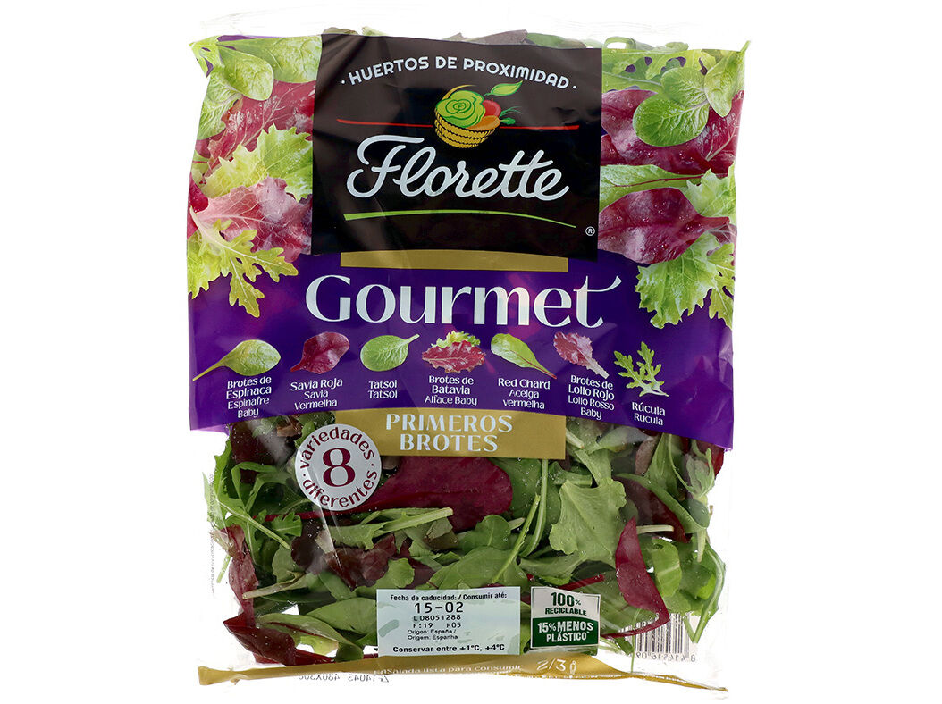 SALADA GOURMET FLORETTE 8 BROTES 100 G image number 0