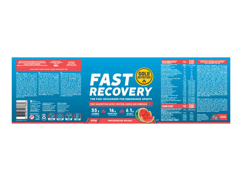 RECUPERADOR GOLDNUTRITION FAST RECOVERY MELANCIA 600 G image number 1