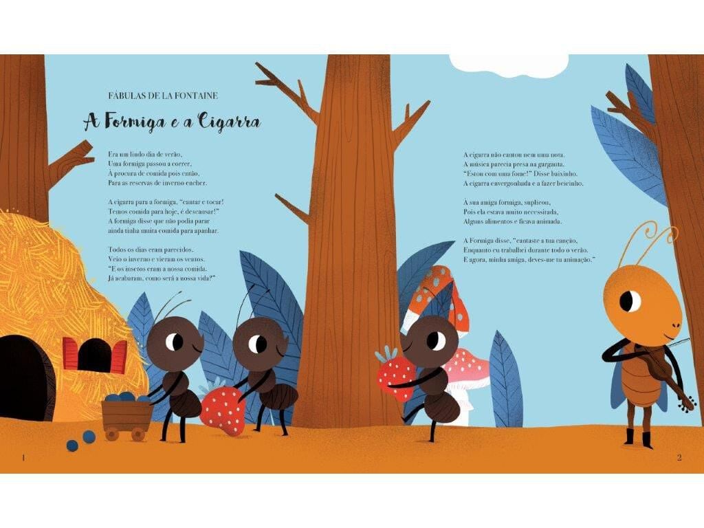 LIVRO LA FONTAINE - AS F&Aacute;BULAS image number 1