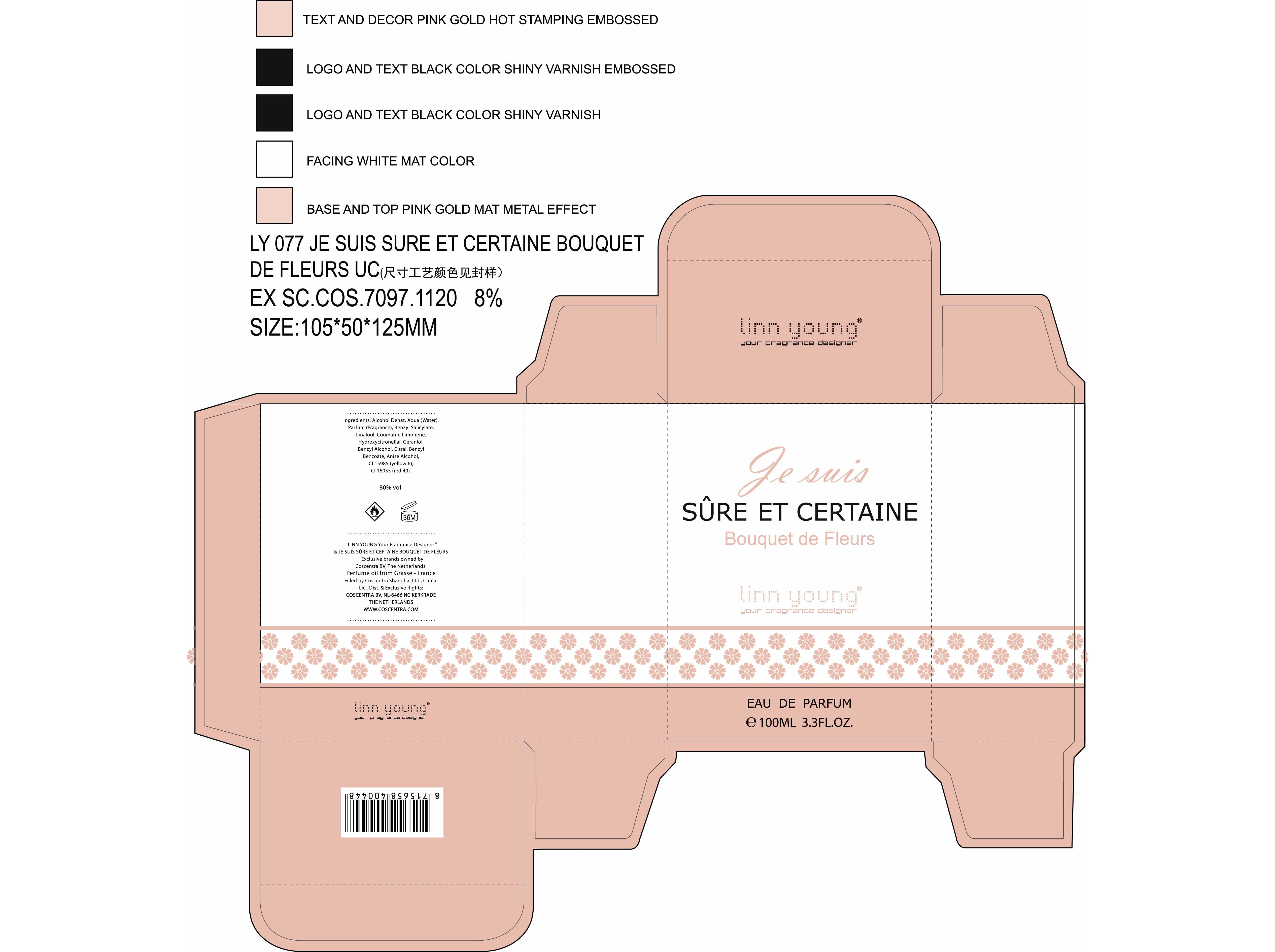 EAU DE PARFUM LINN YOUNG BOUQUET DE FLEURS 100 ML image number 1