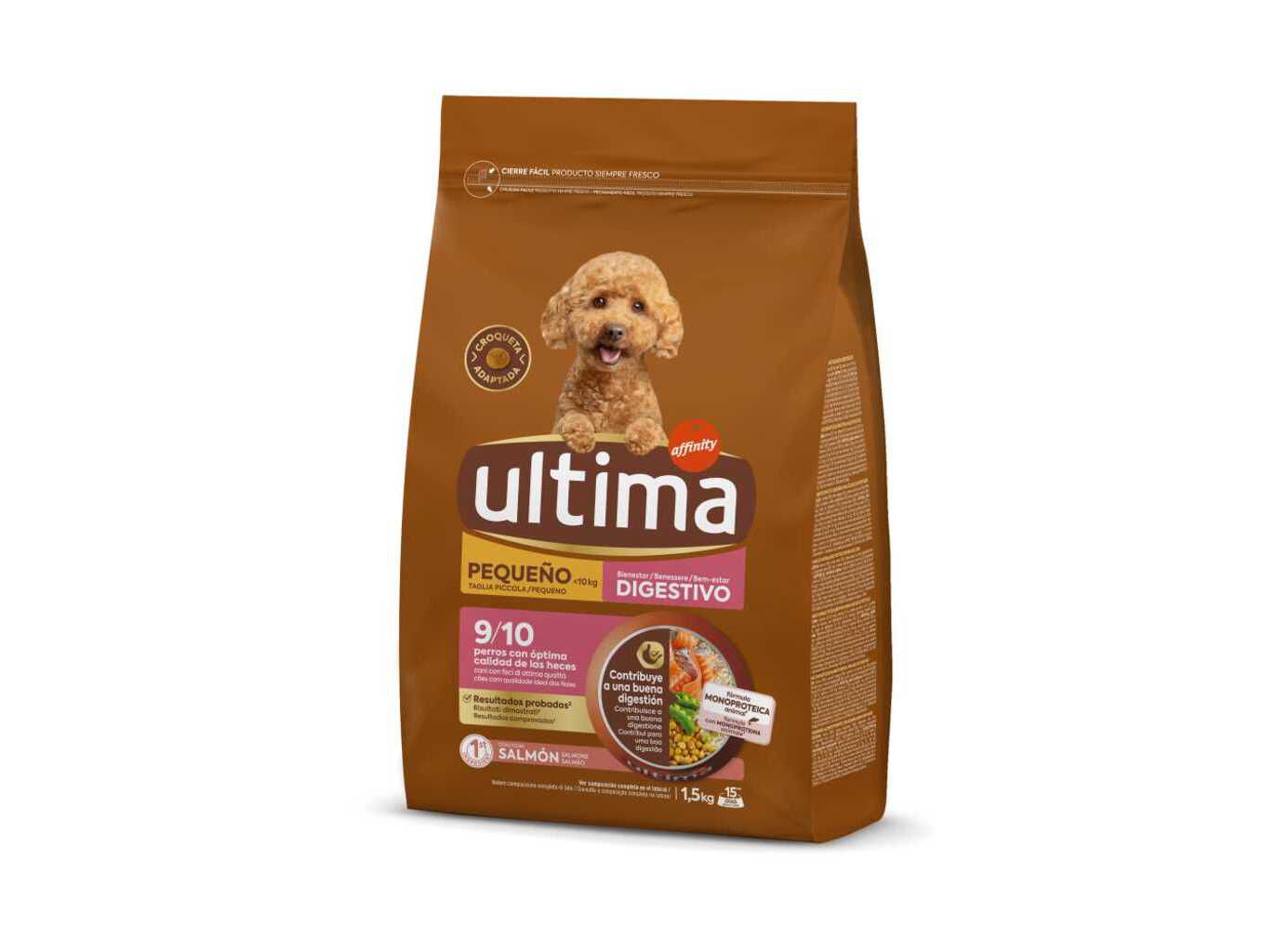 RA&Ccedil;&Atilde;O PARA C&Atilde;O ULTIMA MINI SENSITIVE COM SALM&Atilde;O 1.5KG image number 0