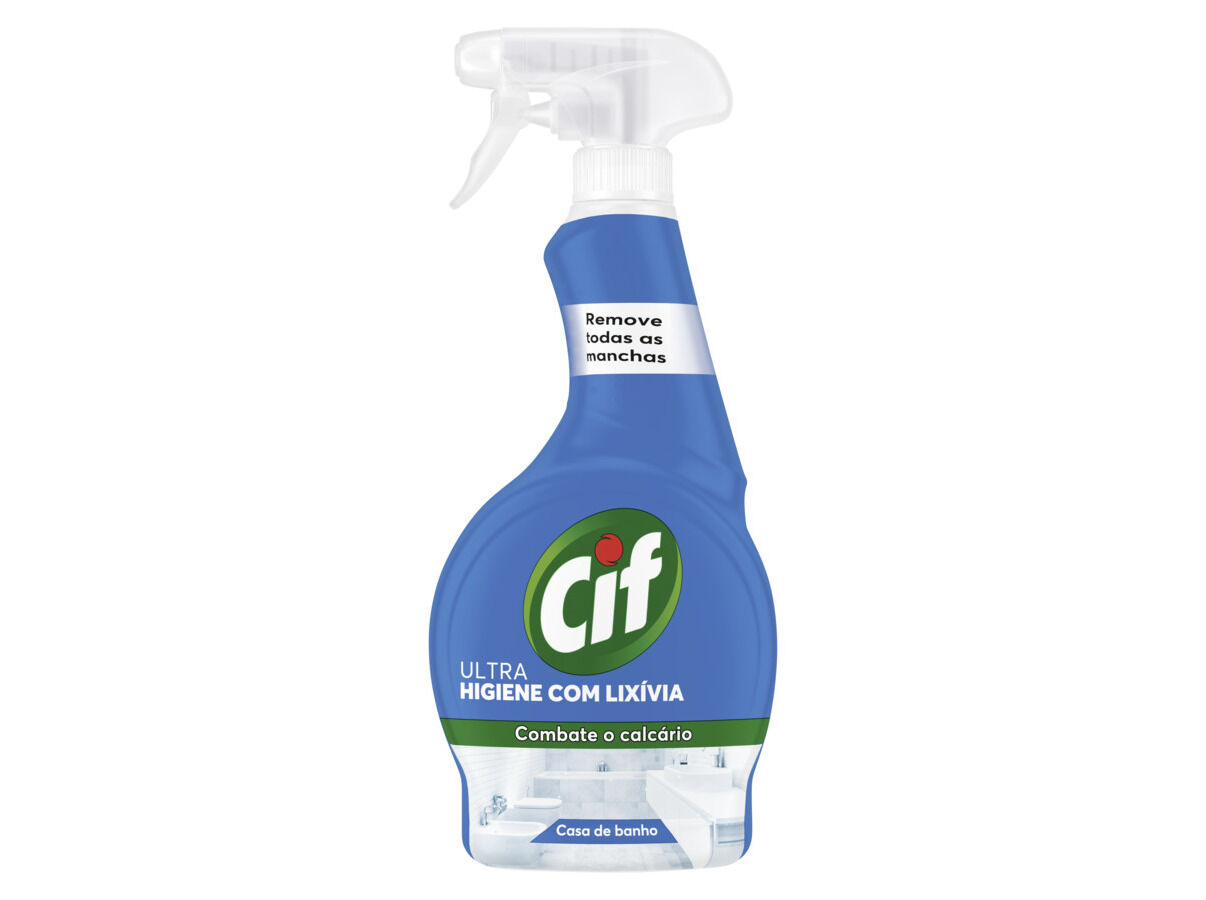 LIMPA CASA BANHO SPRAY CIF ULTRA HIGIENE COM LIX&Iacute;VIA 500ML