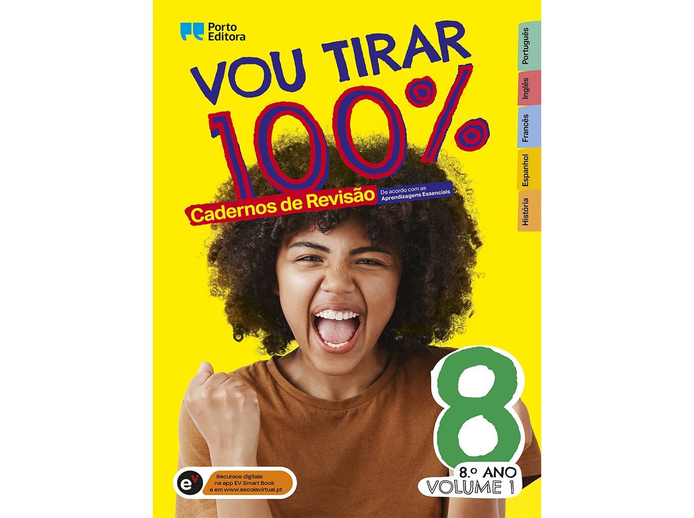 LIVRO VOU TIRAR 100% - 8&ordm; ANO - VOLUME 1 image number 1