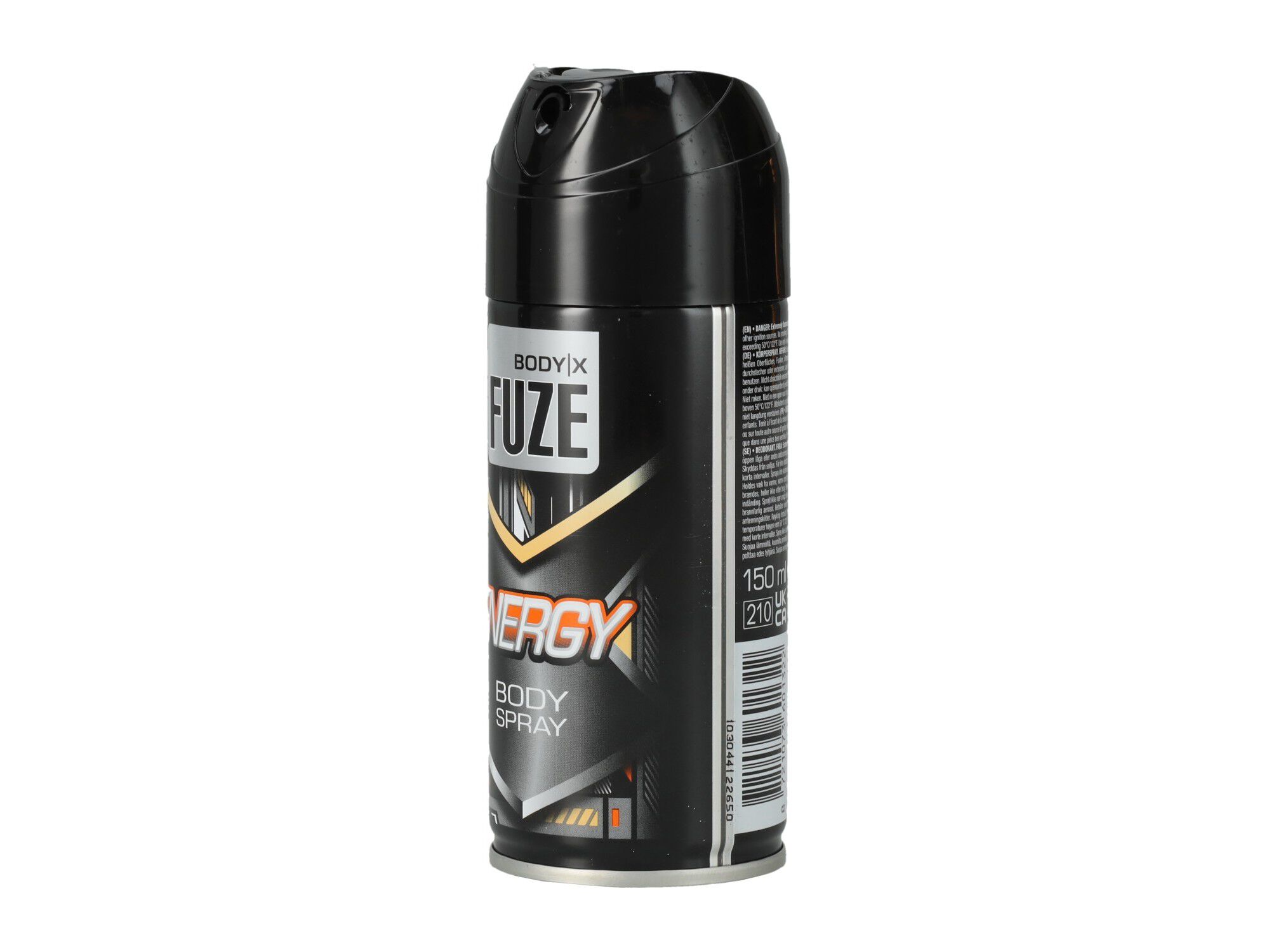 DESODORIZANTE BODY-X FUZE ENERGY 150ML image number 1