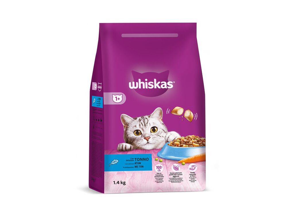 RA&Ccedil;&Atilde;O PARA GATO WHISKAS ADULTO ATUM 1.4KG