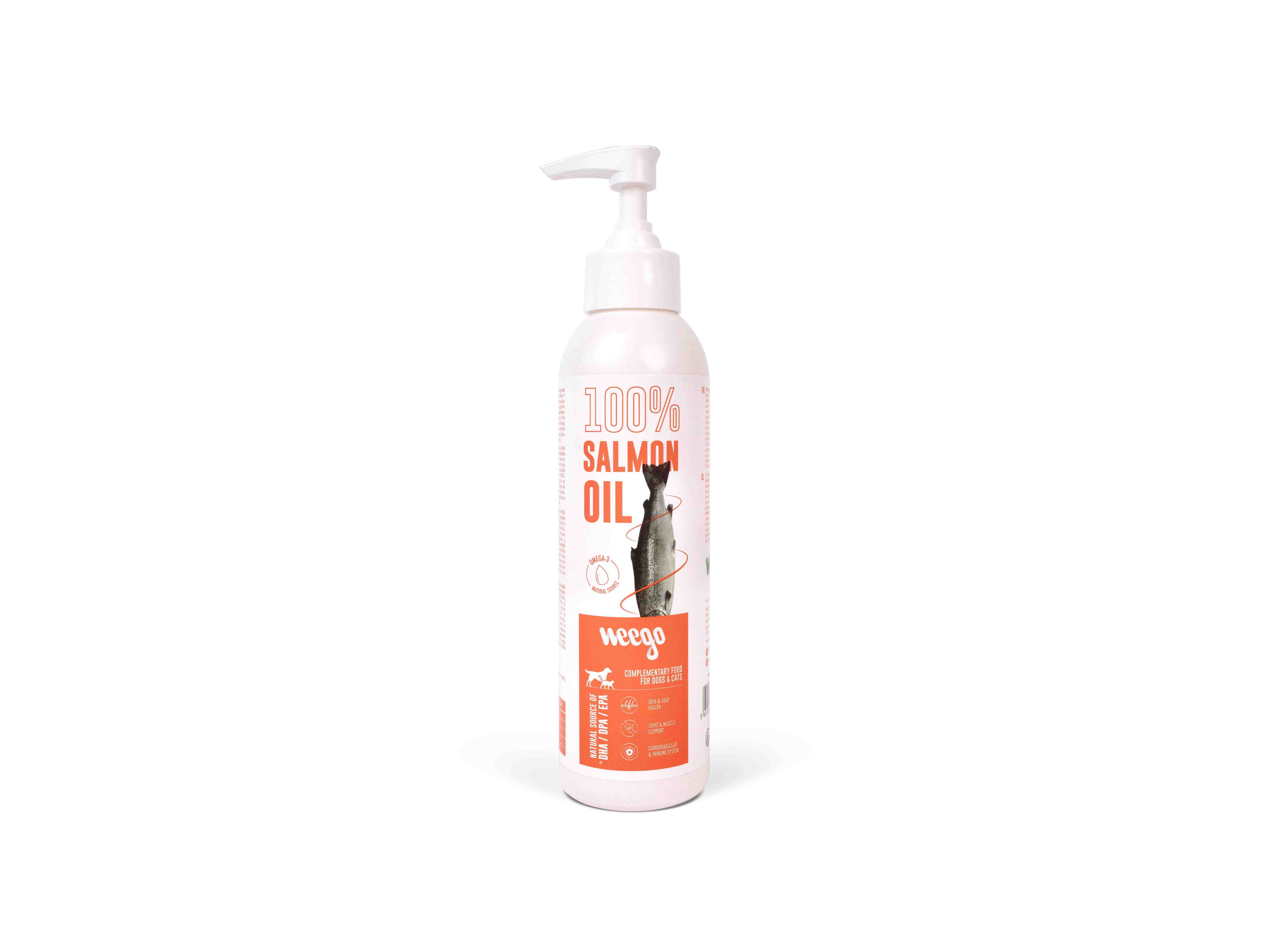 &Oacute;LEO DE SALM&Atilde;O WEEGO PARA C&Atilde;O/GATO 250ML image number 0