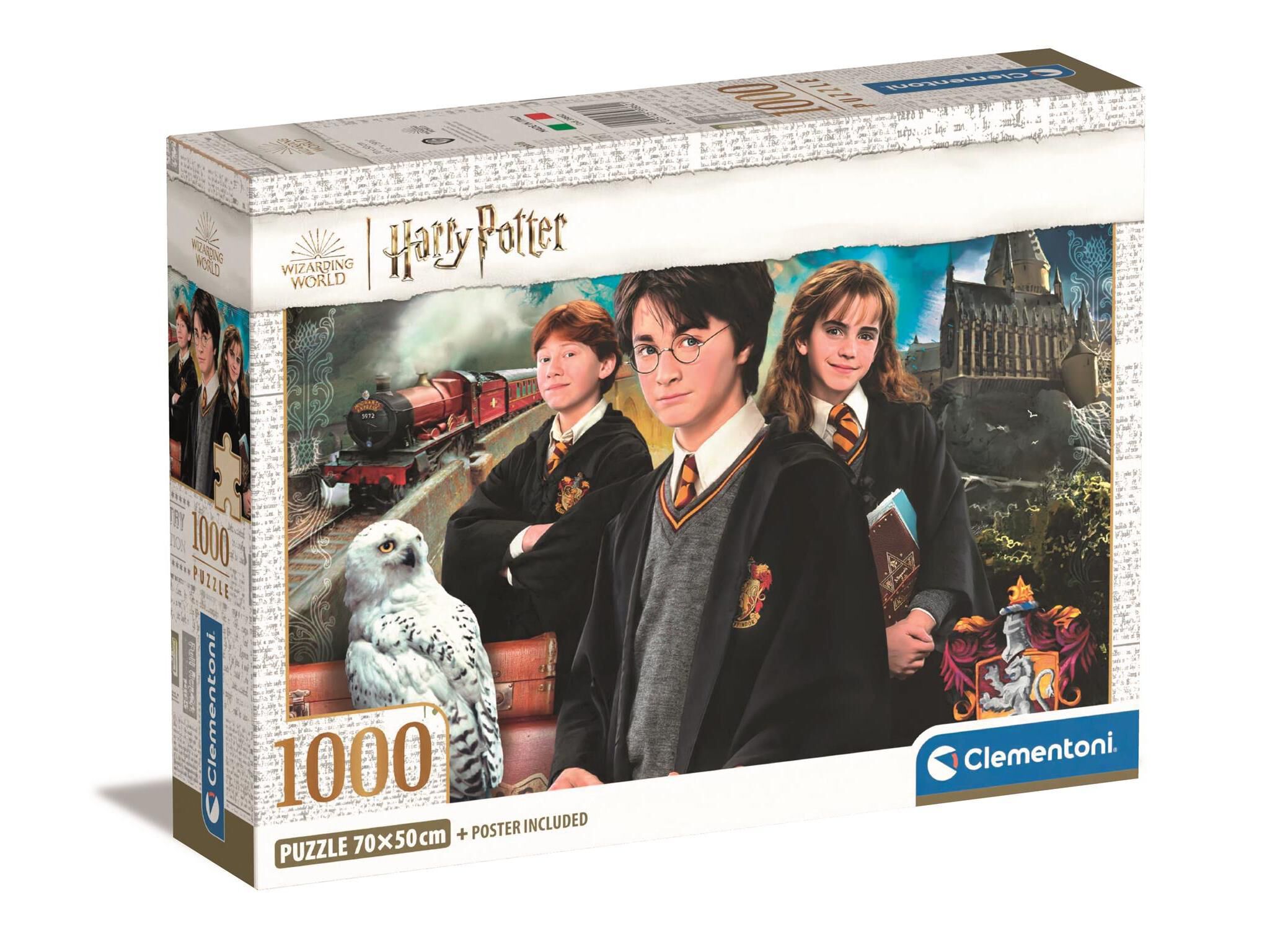 PUZZLE CLEMENTONI HARRY POTTER 1000 PE&Ccedil;AS image number 0