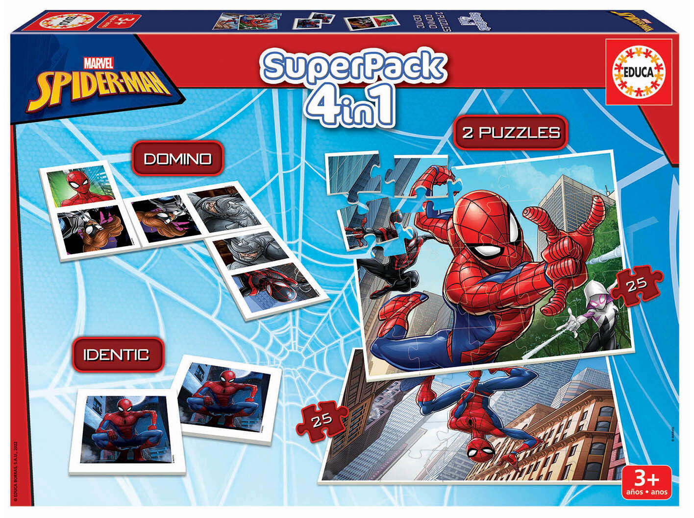 SPIDER-MAN EDUCA SUPERPACK 4 EM 1 image number 0