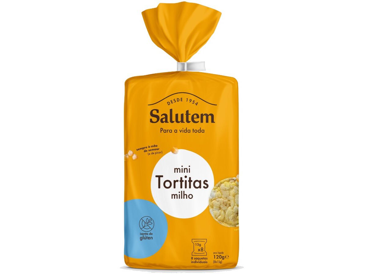 TORTITAS SALUTEM MILHO MINI (8X15G) 120 G