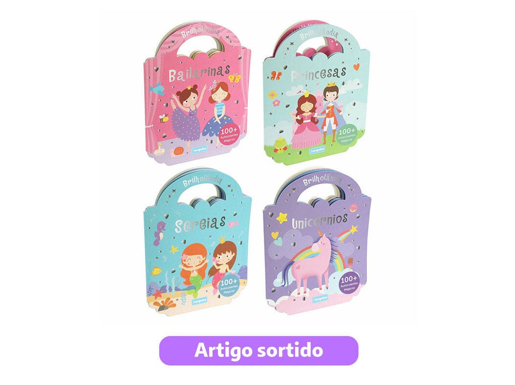 LIVRO BRILHOL&Acirc;NDIA MODELOS SORTIDOS image number 0