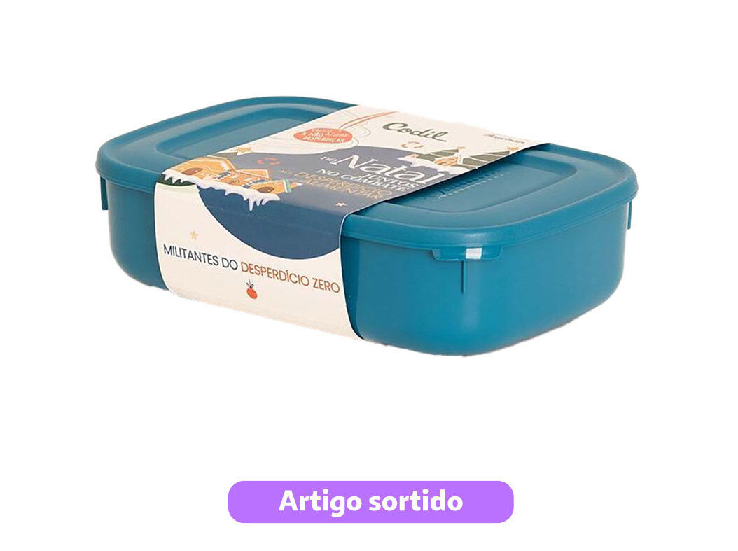 CONJUNTO DE 3 CAIXAS HERM&Eacute;TICAS RECTANGULAR CODIL 5.6L 29.5X19.5X8CM CORES SORTIDAS image number 1