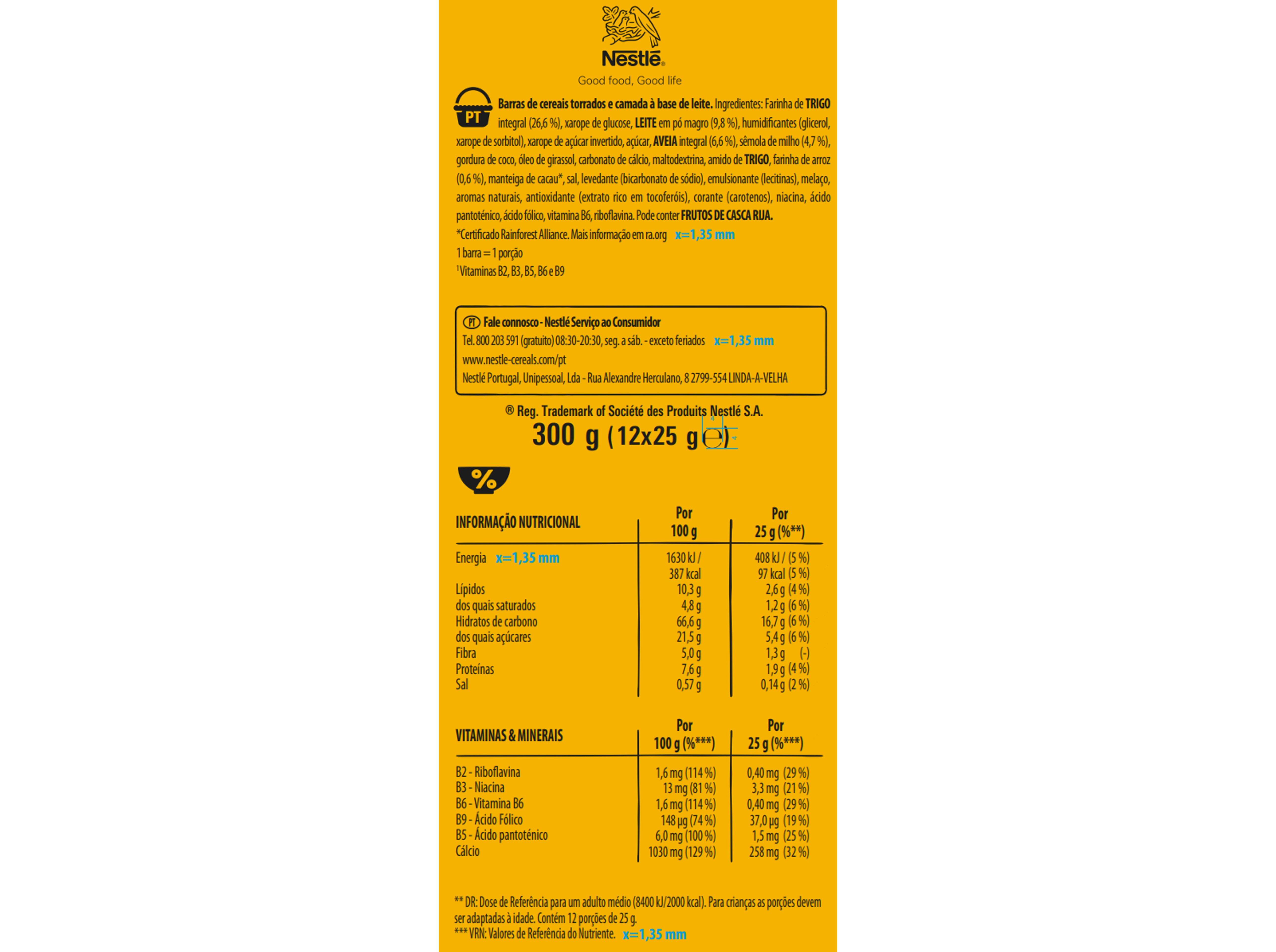 BARRA CEREAIS GOLDEN GRAHAMS PACK 12 UN image number 1