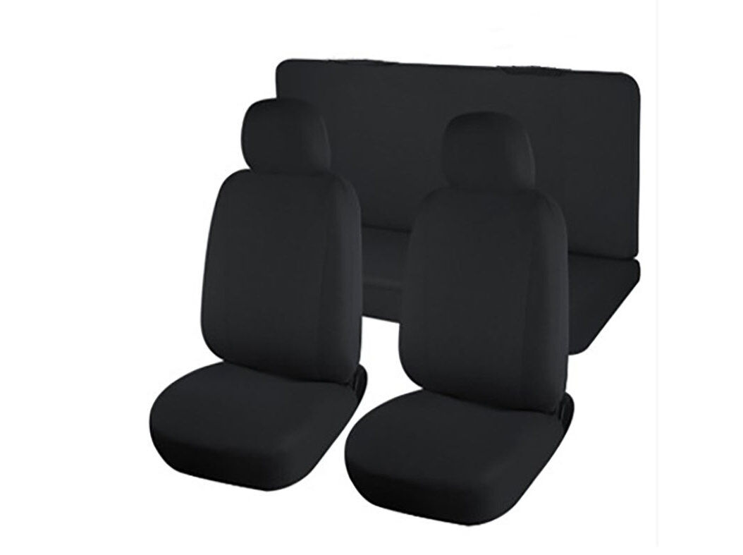 CONJUNTO DE 6 CAPAS AUTO AUCHAN PRETO