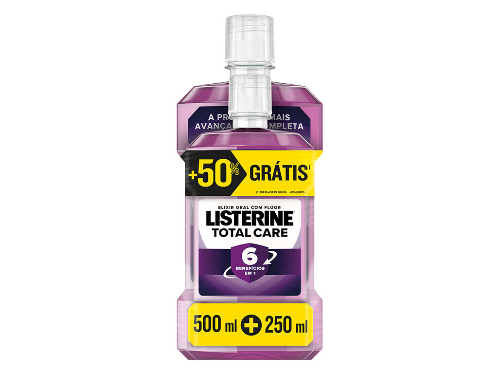 ELIXIR LISTERINE TOTAL CARE 500ML MAIS 250ML