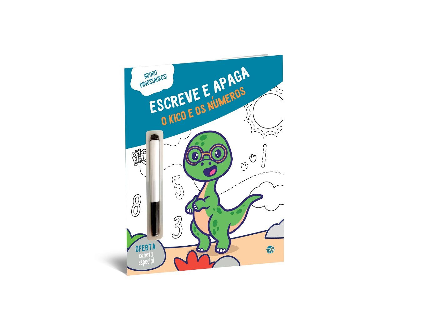 LIVRO ADORO DINOSSAUROS O KICO E OS N&Uacute;MEROS image number 0