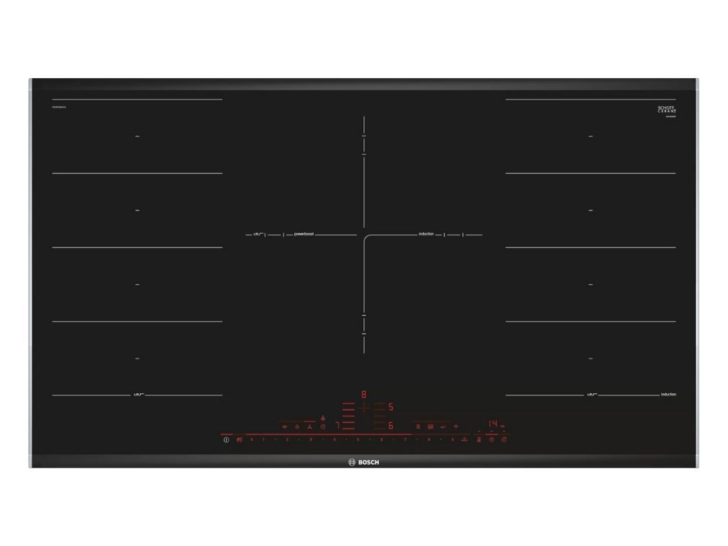 PLACA DE INDU&Ccedil;&Atilde;O BOSCH PXV975DV1E SERIE 8 PRETO 91.6CM