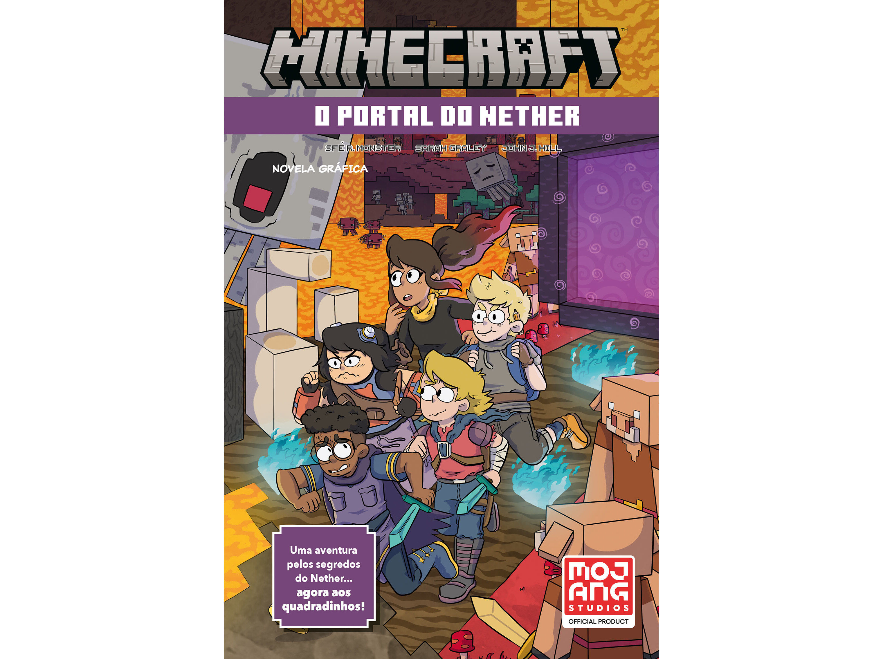 LIVRO MINECRAFT: O PORTAL DO NOTHER: NOVELA GR&Aacute;FICA image number 0