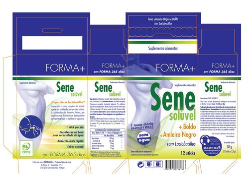 SUPLEMENTO FORMA+ SENLAX 12 SAQ (30G) image number 1
