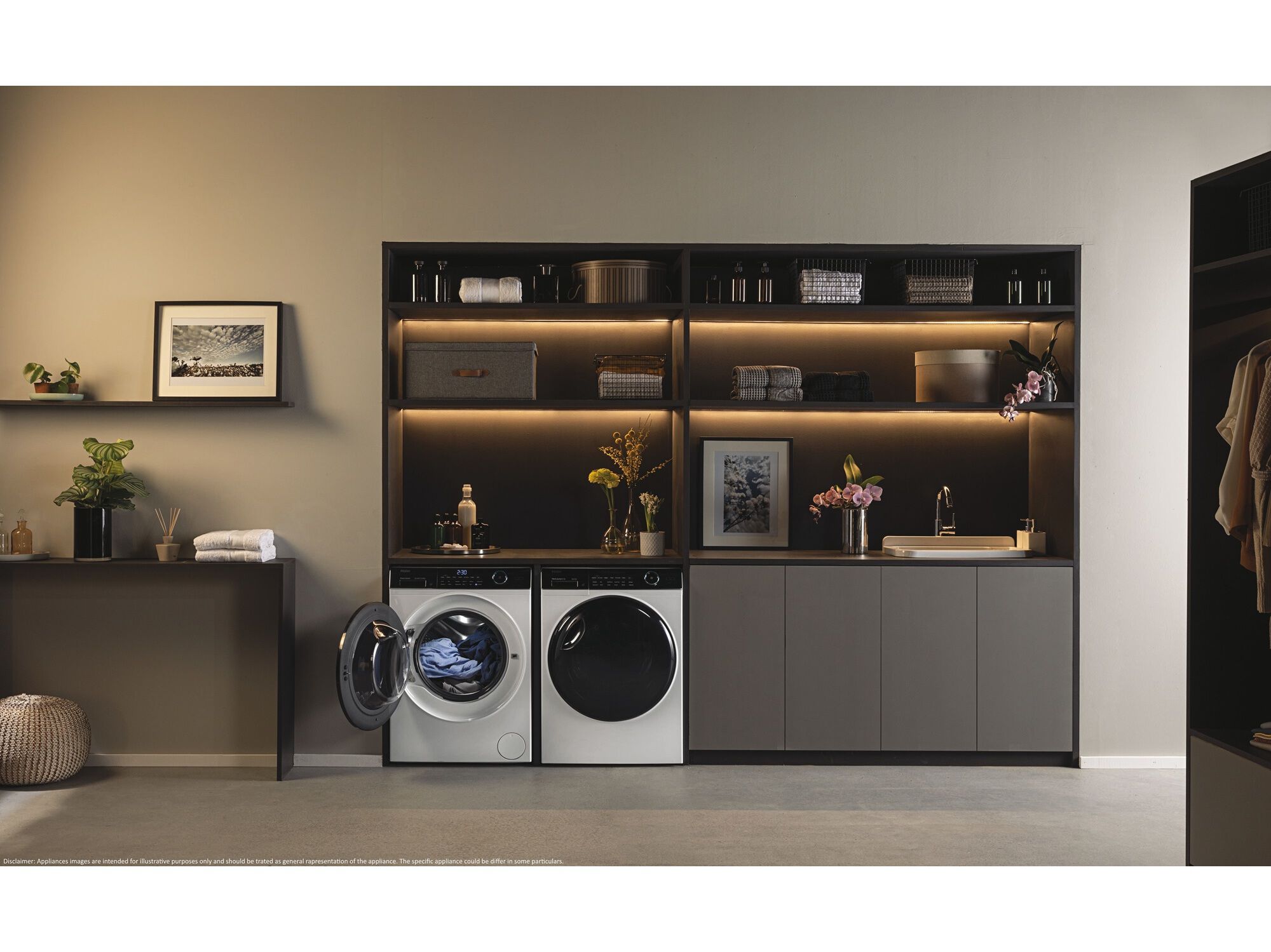 M&Aacute;QUINA DE LAVAR ROUPA HAIER HW100-B14959U1-S - BRANCO A 10KG image number 16