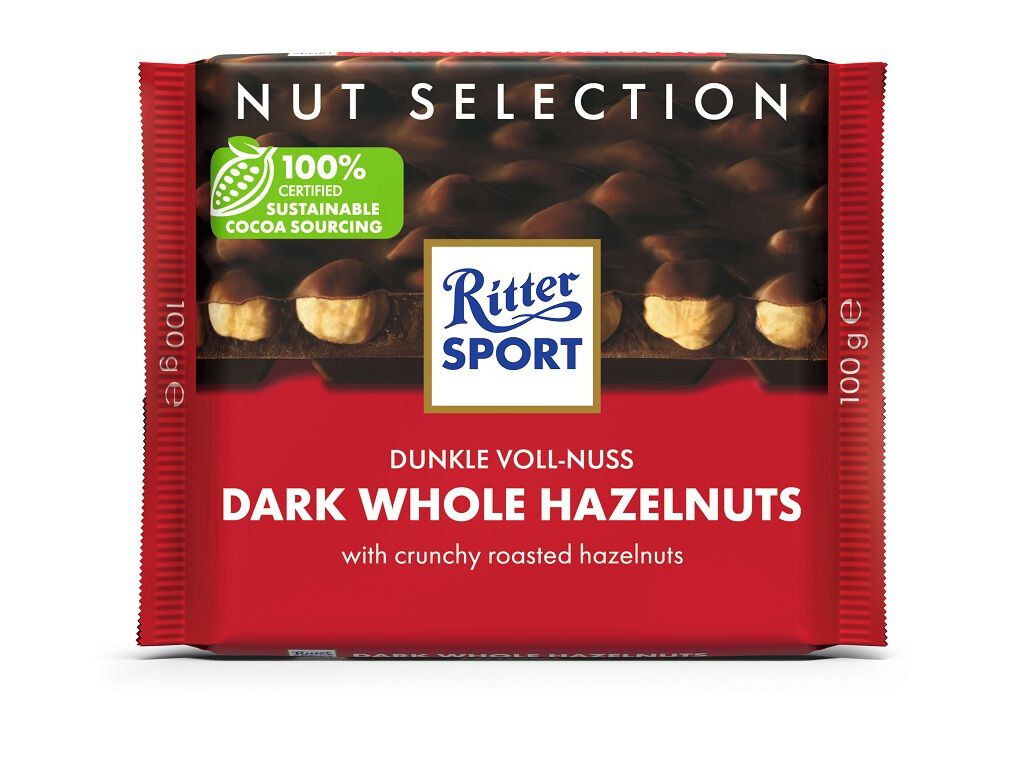 CHOCOLATE RITTER SPORT PURO AVEL&Atilde;S 100G