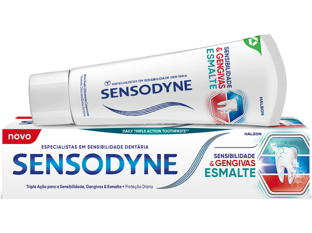 PASTA DE DENTES SENSODYNE SENSI & GENGIVAS ESMALTE 75ML image number 0