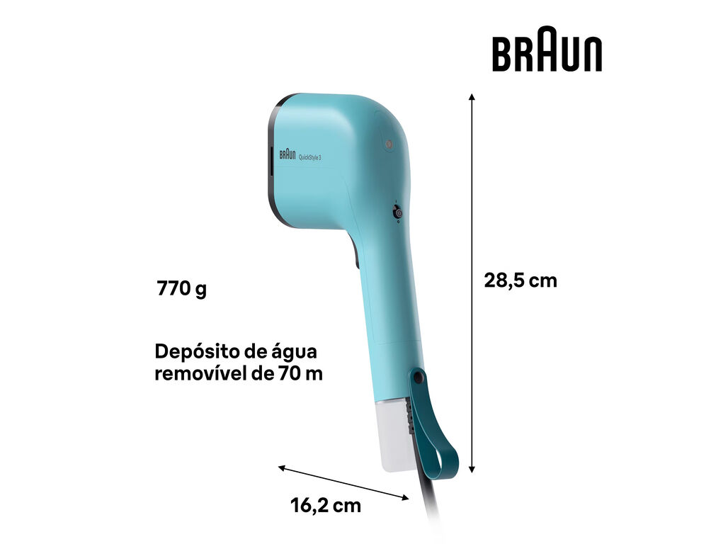 PISTOLA VAPOR BRAUN GS3013GR VERDE image number 2