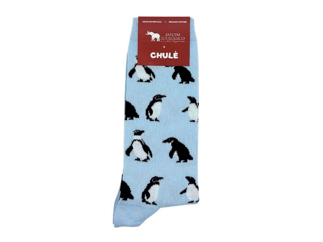 MEIAS FANTASIA CHUL&Eacute; TAM.41-46 PINGUINS image number 1