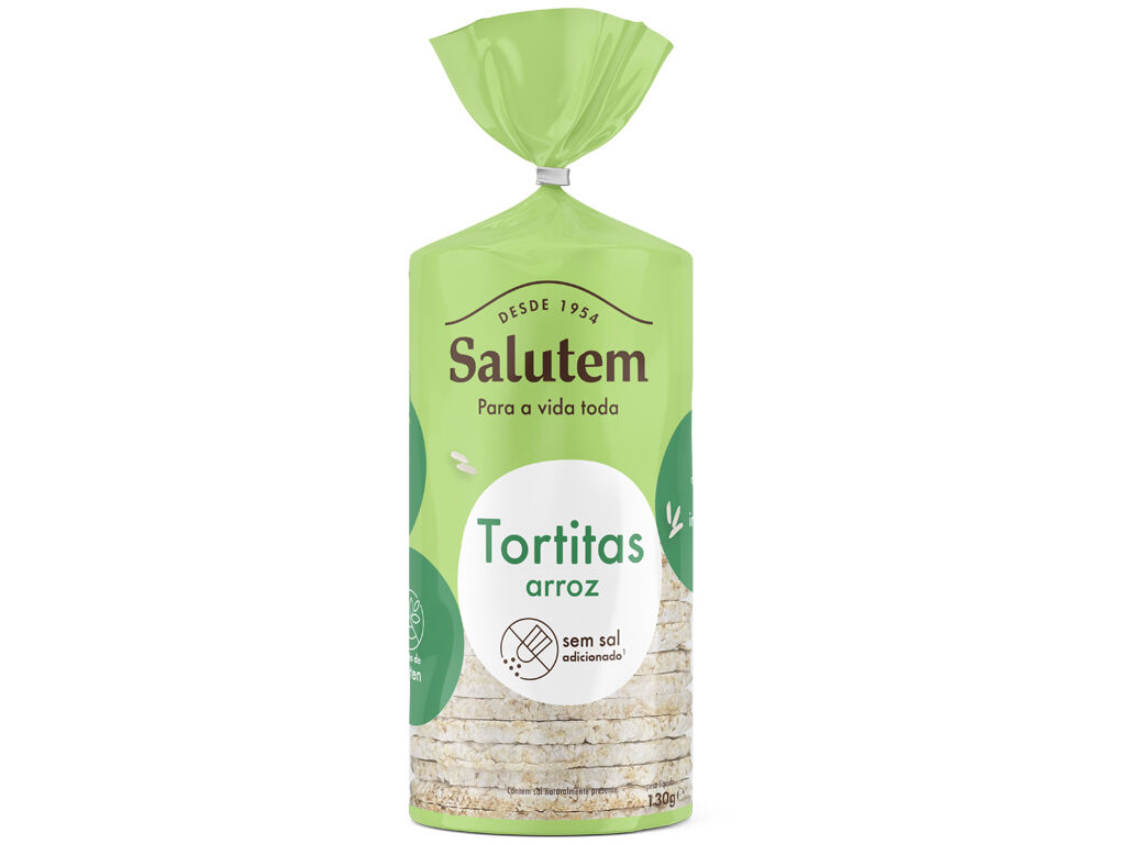 TORTITAS SALUTEM ARROZ FINISSIMA S/SAL 130 G