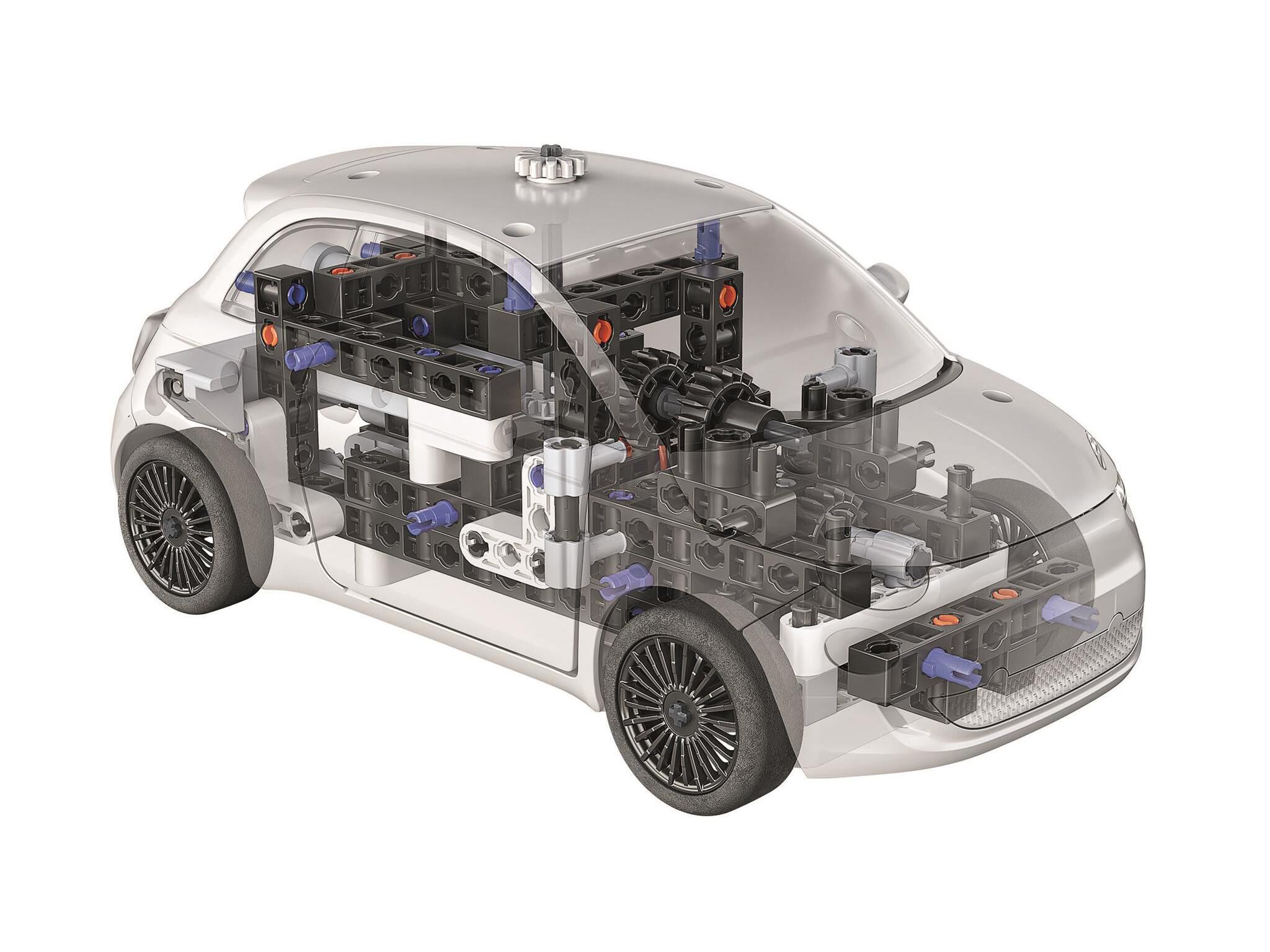 LABORAT&Oacute;RIO MEC&Acirc;NICA CLEMENTONI FIAT 500 EL&Eacute;TRICO image number 2