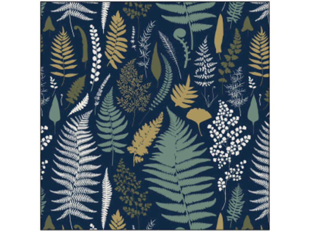 GUARDANAPO ACTUEL 3 FOLHAS BOTANICO 33X33CM image number 0