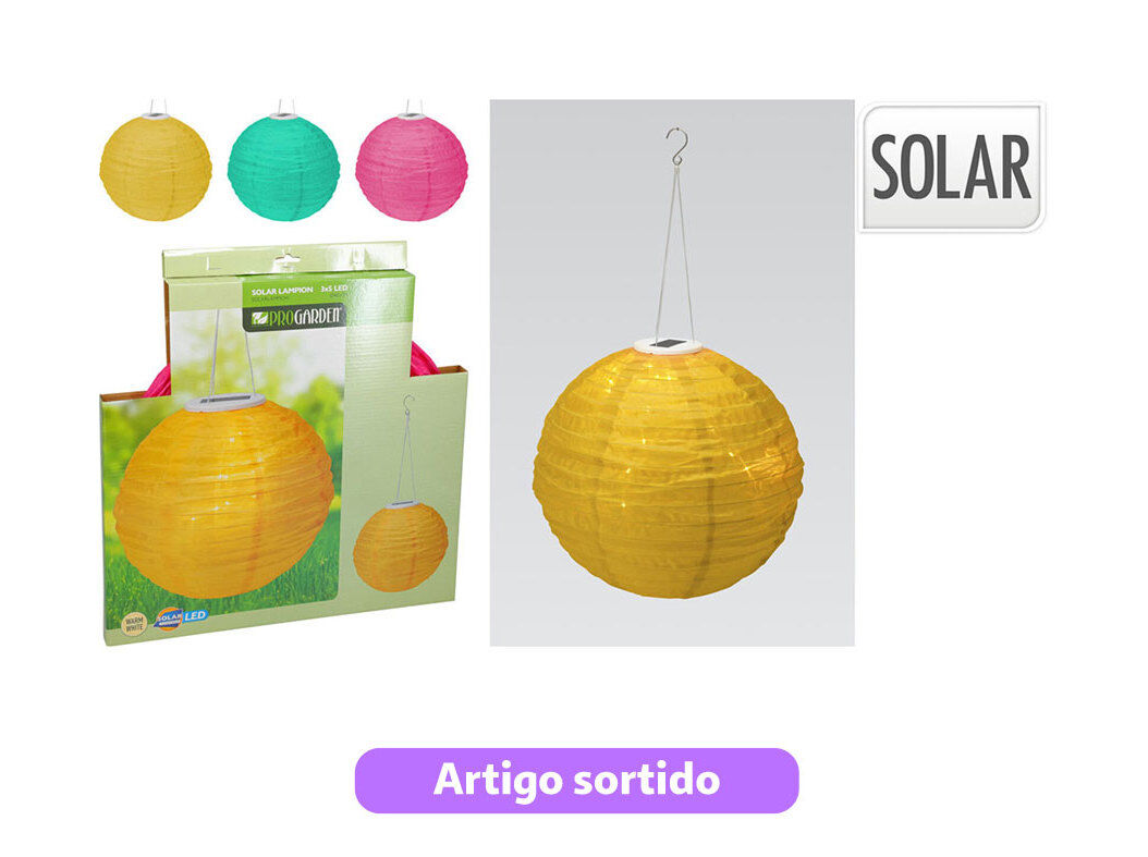 BOLA SOLAR PROGARDEN &Oslash;40CM CORES SORTIDAS image number 0