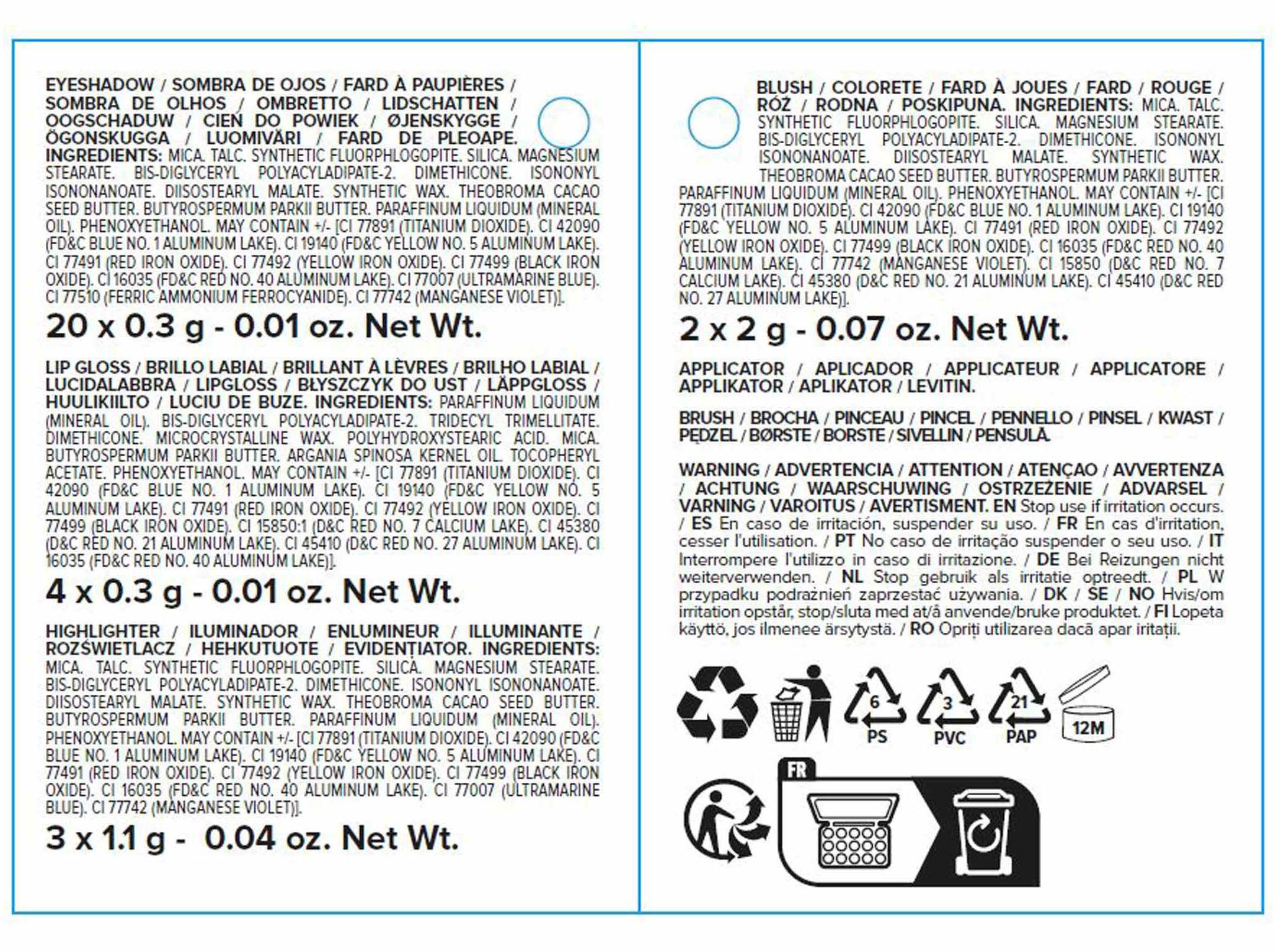 PALETE MAQUILHAGEM MAGIC STUDIO DIAMOND ON THE GO image number 2
