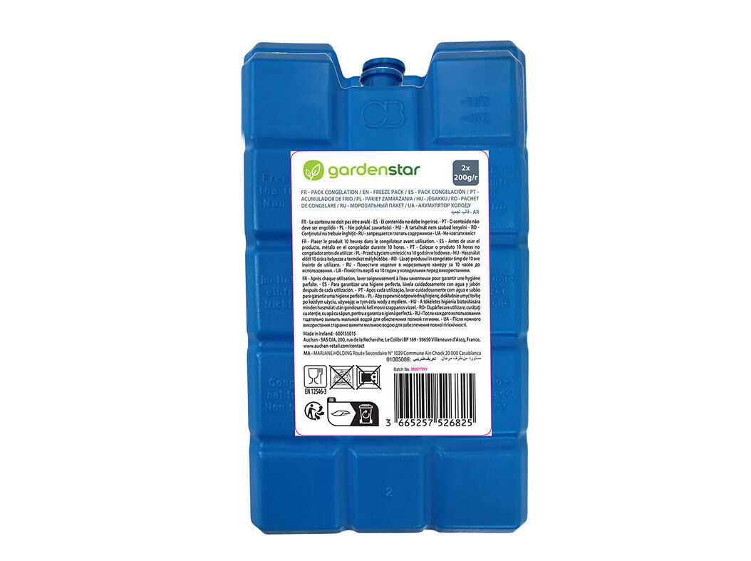 ACUMULADOR FRIO GARDENSTAR 2X200G