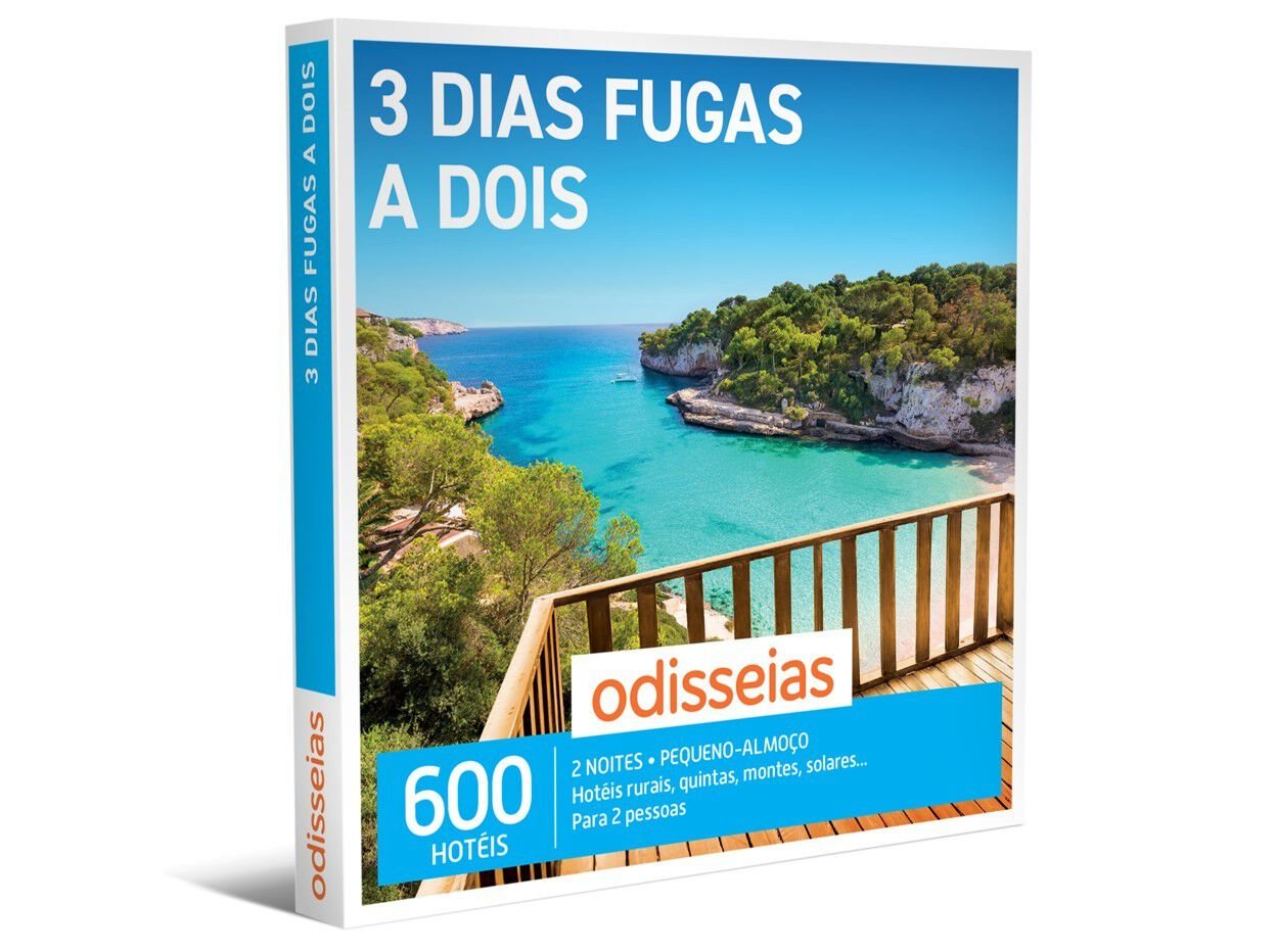 ALOJAMENTO ODISSEIAS 3 DIAS FUGAS A DOIS