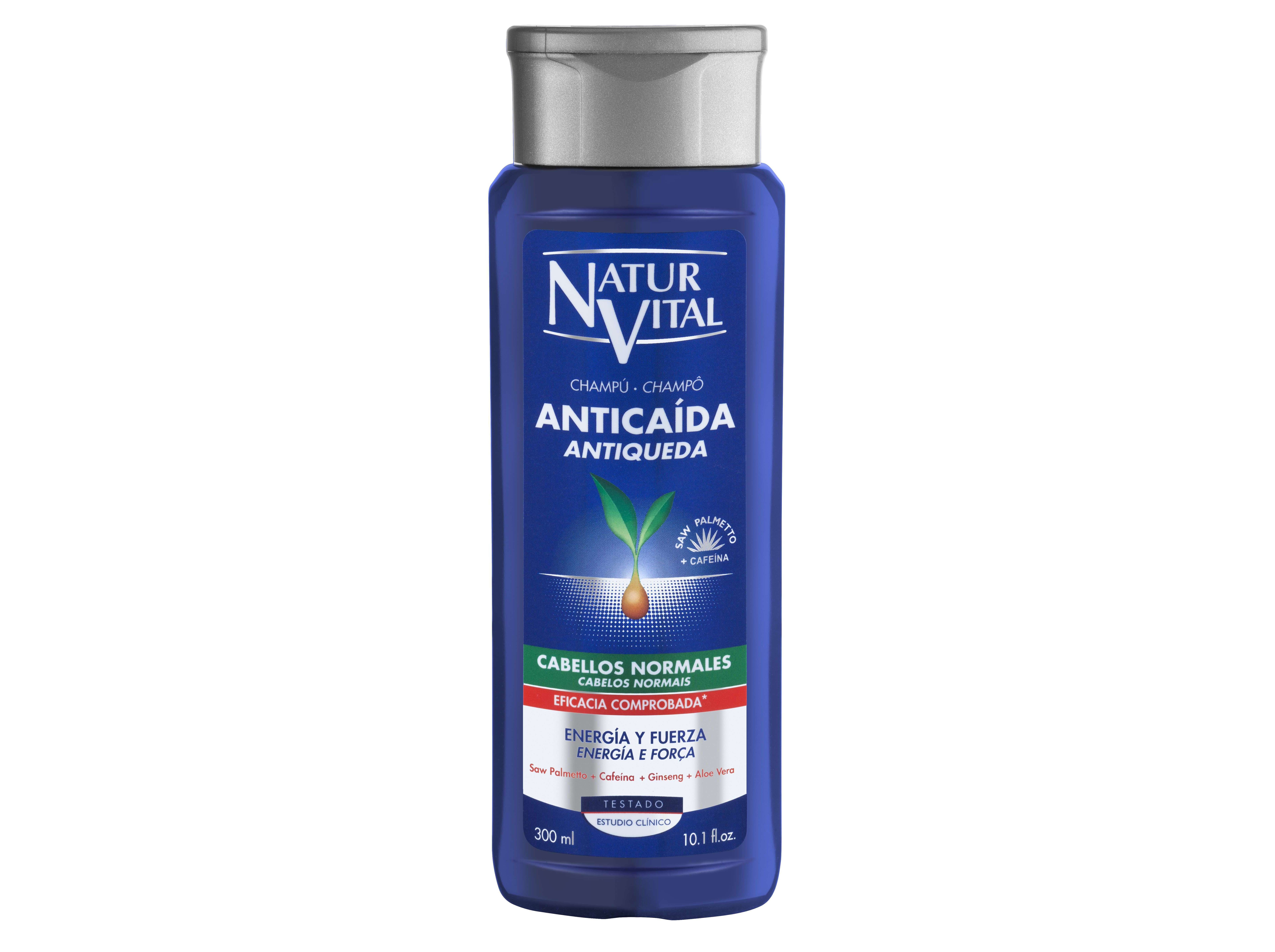 Champ&ocirc; Antiqueda Cabelos Normais Natur Vital 300ml